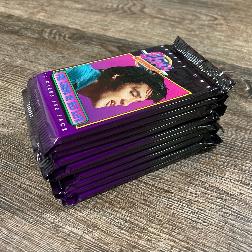 Vintage 1992 Elvis Presley Trading Cards 10 Packs Sealed - Picture 4 of 5